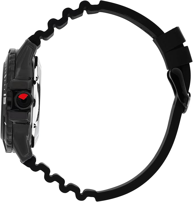 Orologio Uomo Sector Automatico Due Cinturini Silicone Nero e Petrolio Giorno e Data _R3221135004