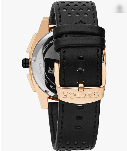 Orologio Uomo Sector No Limits Cronografo Quarzo Cinturino Pelle Nero _R3271803002