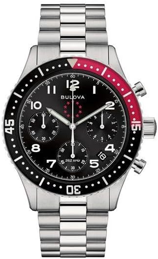 Bulova Sutton Chronograph Herrenuhr Schwarz 96B412