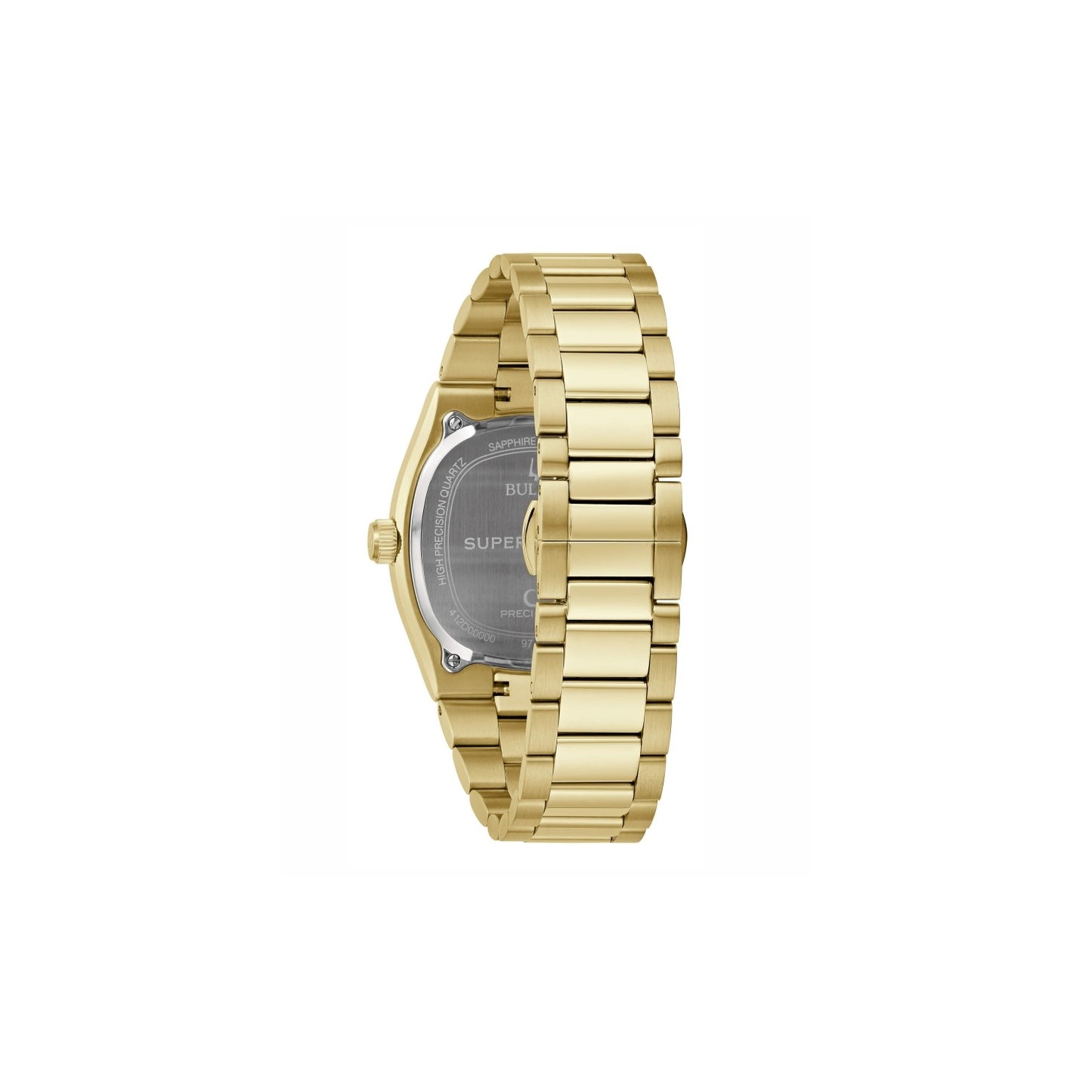 Bulova Precisionist Herrenuhr aus goldenem Stahl _97B223