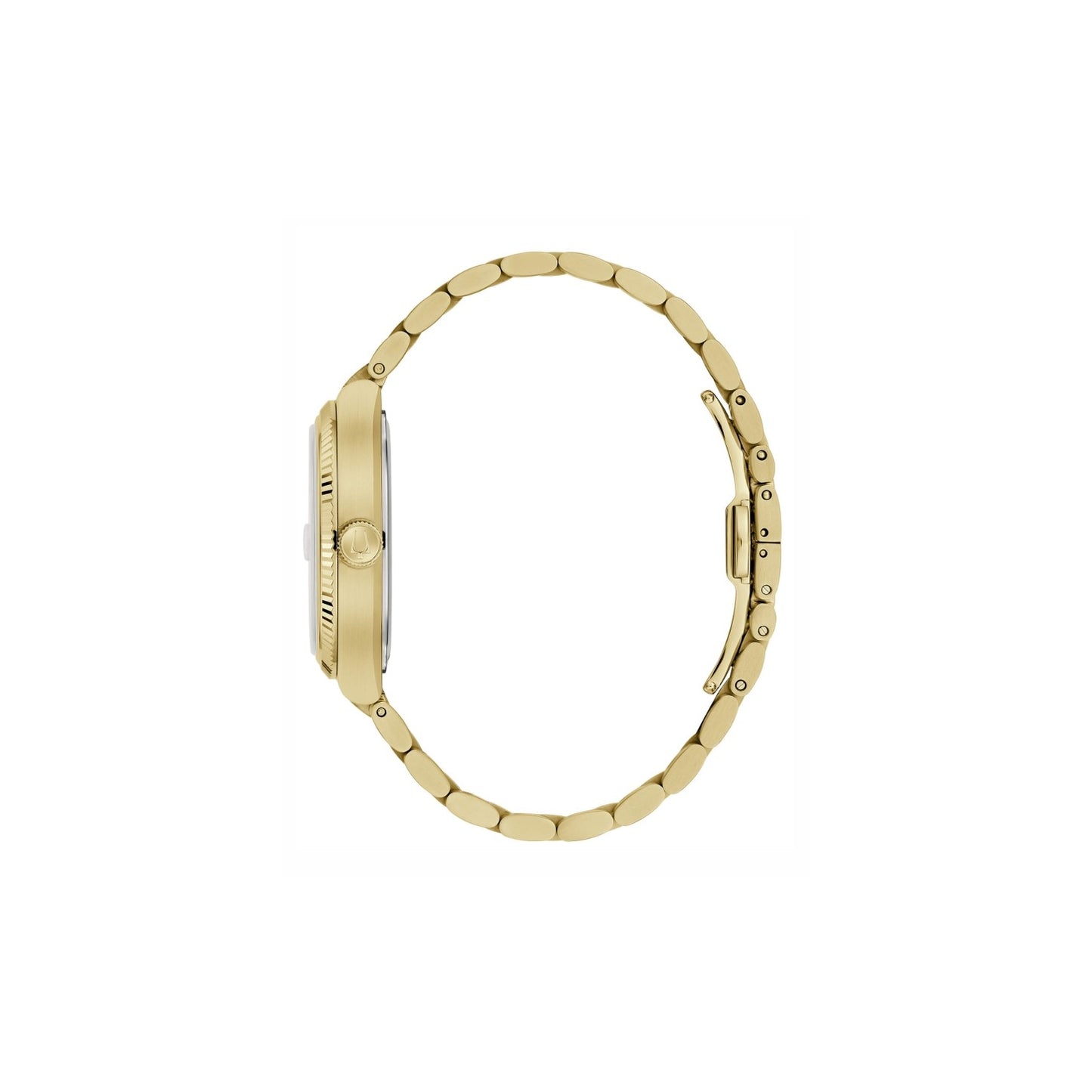 Bulova Precisionist Herrenuhr aus goldenem Stahl _97B223