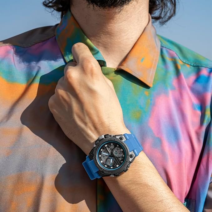 Orologio CALYPSO Uomo Analogico-Digitale Cassa Policarbonato e Cinturino Blu _K5854-1