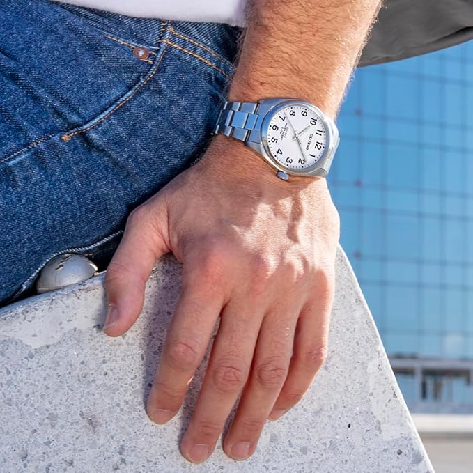 Orologio CALYPSO Uomo Analogico Cinturino e Cassa Acciaio Quadrante Bianco _K5862-1
