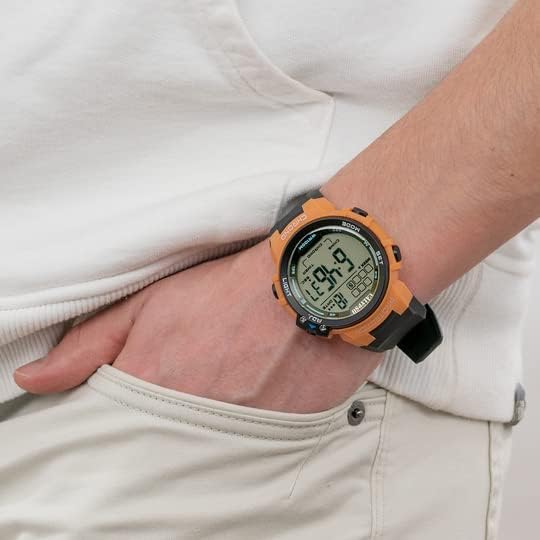 Orologio CALYPSO Uomo Digitale Cassa Policarbonato Arancione Cinturino Silicone Nero _K5817-4