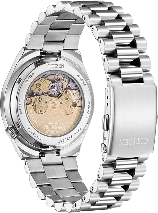 Orologio Citizen Uomo Acciaio Automatico Turchese Indicatore Data _NJ0151-88M