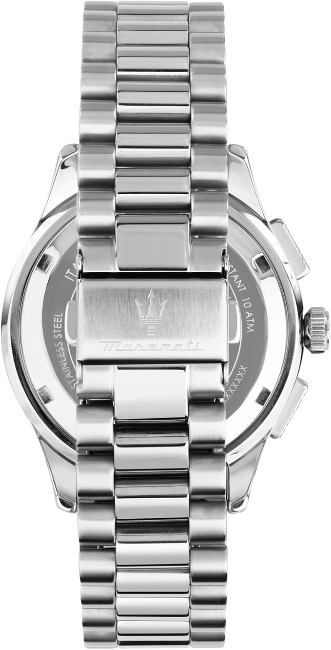 Orologio Maserati Uomo Doppio Cinturino Acciaio e Pelle Nero Cronografo Verde _R8873624002