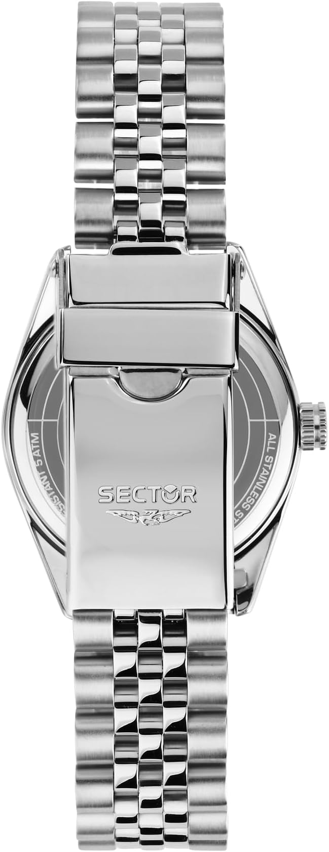 Orologio Sector Donna Acciaio Argentato Tempo e data Quadrante Rosa _R3253240516