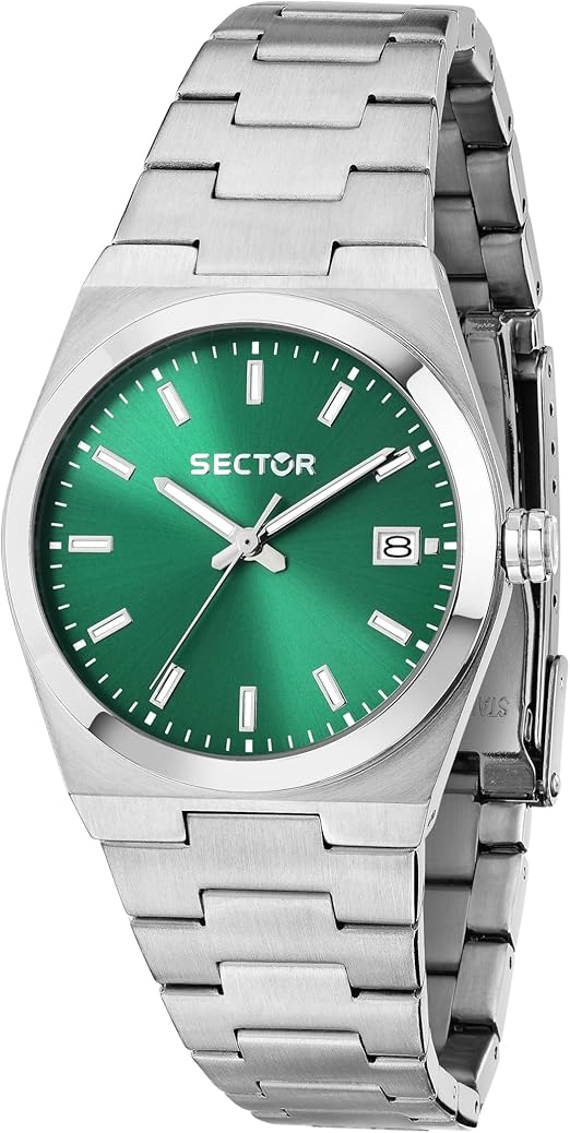 Orologio Sector Donna Acciaio Silver Quadrante Verde _R3253301504