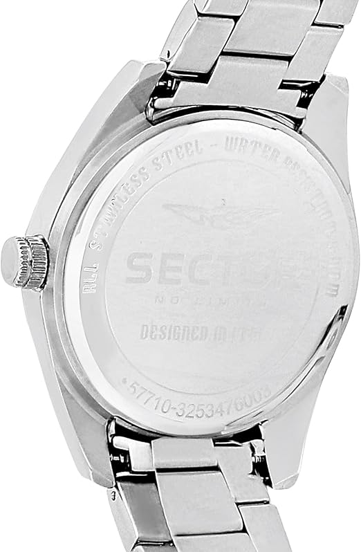 Orologio Sector Uomo Acciaio Quadrante Silver _R3253476003