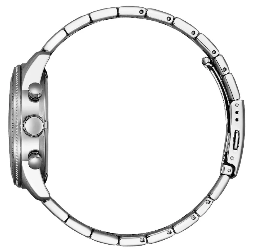 Orologio Vagary By Citizen Uomo Acciaio Quadr. Verde Cronografo _IV2-117-41