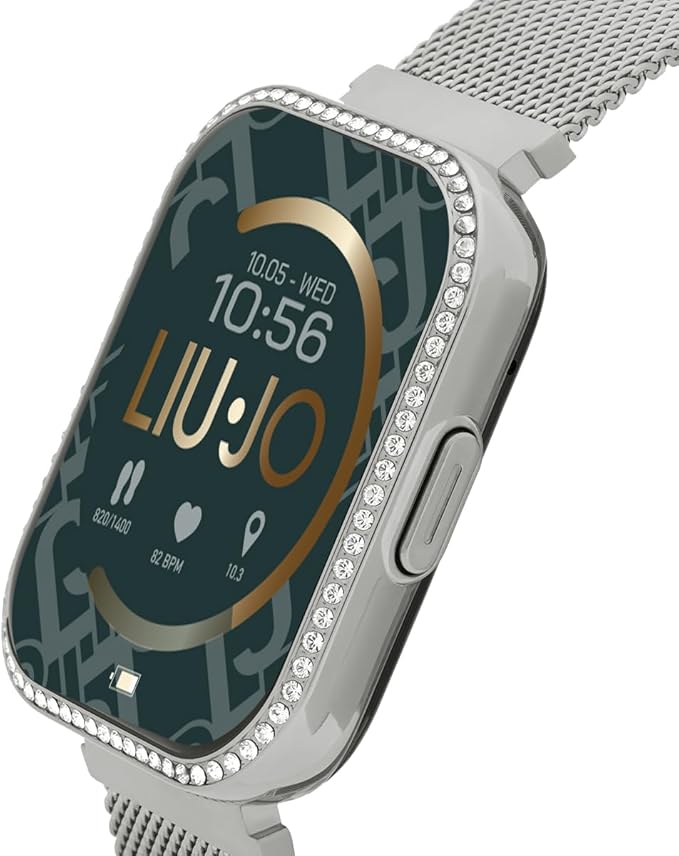 Smartwatch Liu jo Donna Acciaio Maglia Milano Argentato e Brill _SWLJ097