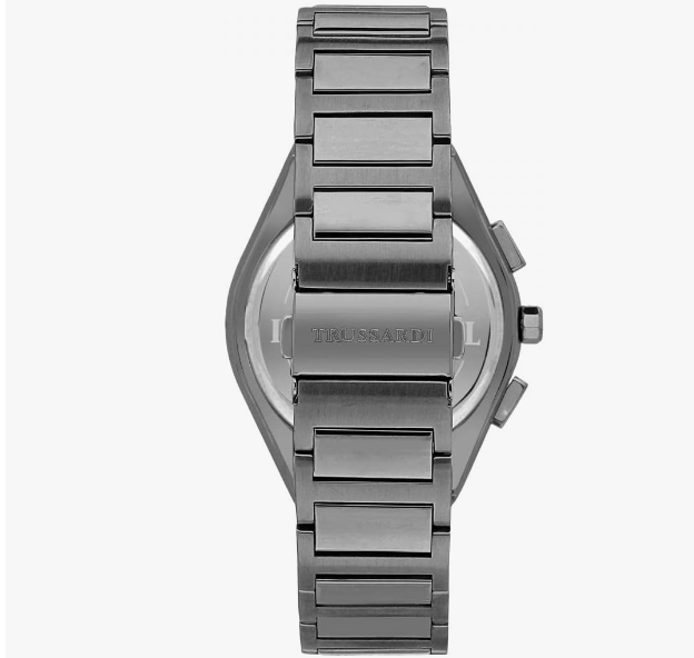 Orologio Trussardi Uomo Acciaio Canna di Fucile Cronografo _R2453156003