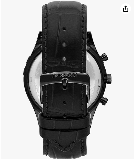 Orologio Trussardi Uomo Acciaio Cronografo Pelle Nero _R2451143003