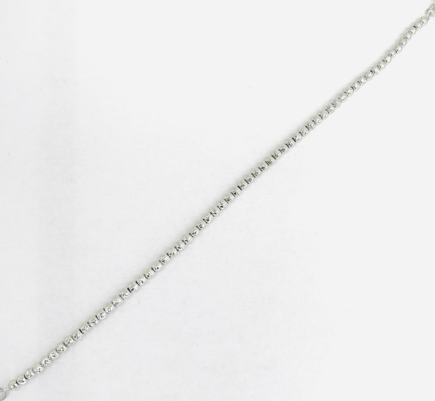 Bracciale Donna Oro Bianco 18 kt Sfaccettato _BR036