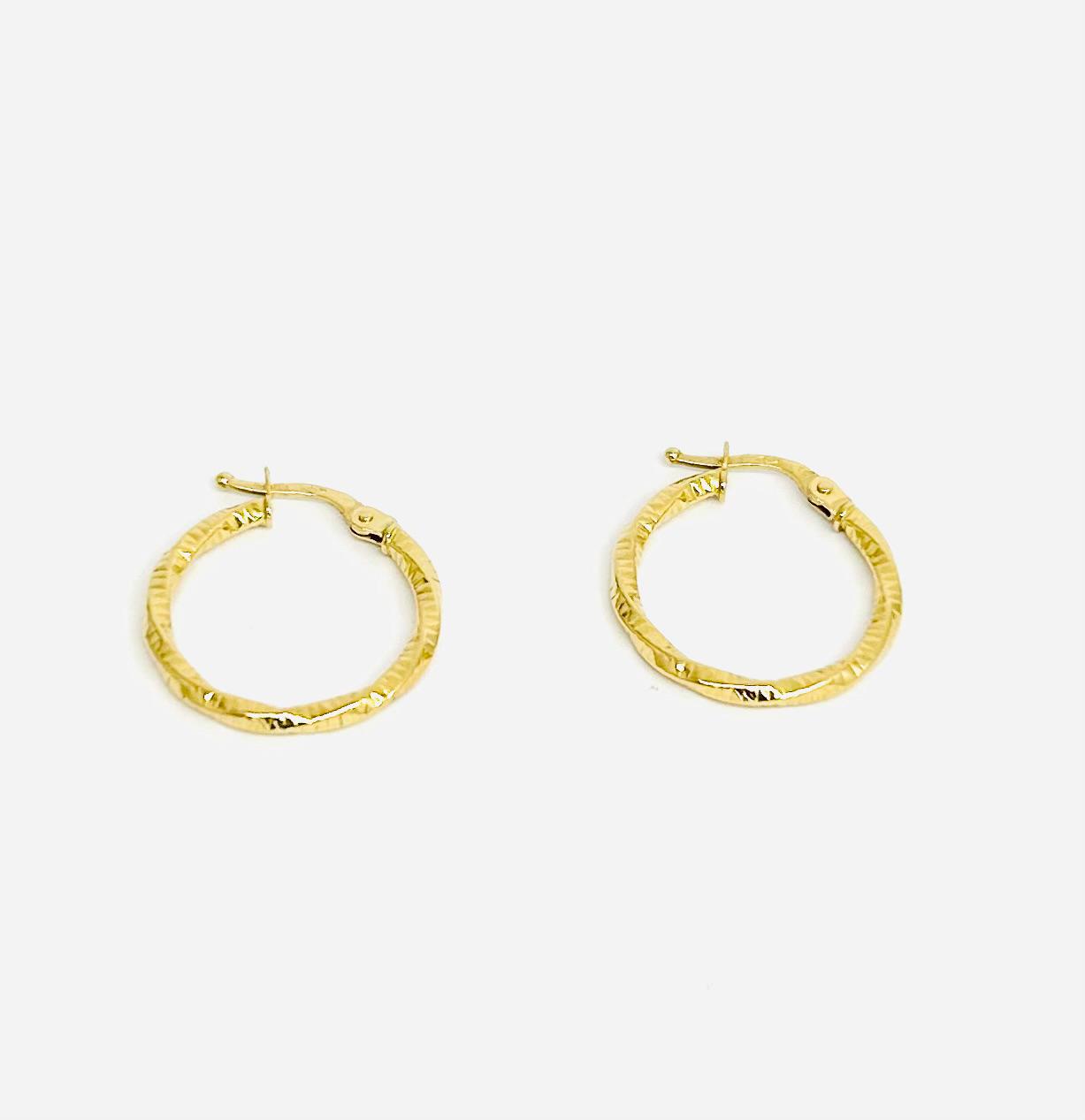 Orecchini Cerchio Donna Oro Giallo 18 kt _OR032
