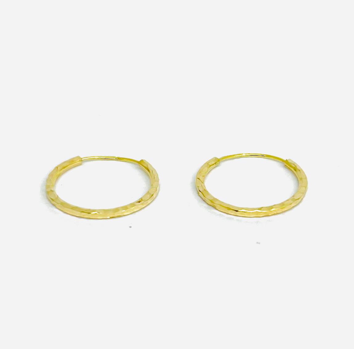 Orecchini Cerchio Donna Oro Giallo 18 kt _OR033