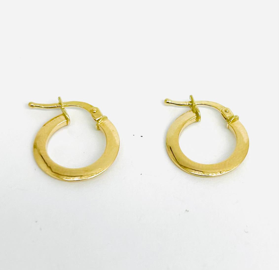 Orecchini Cerchio Donna Oro Giallo 18 kt _OR034