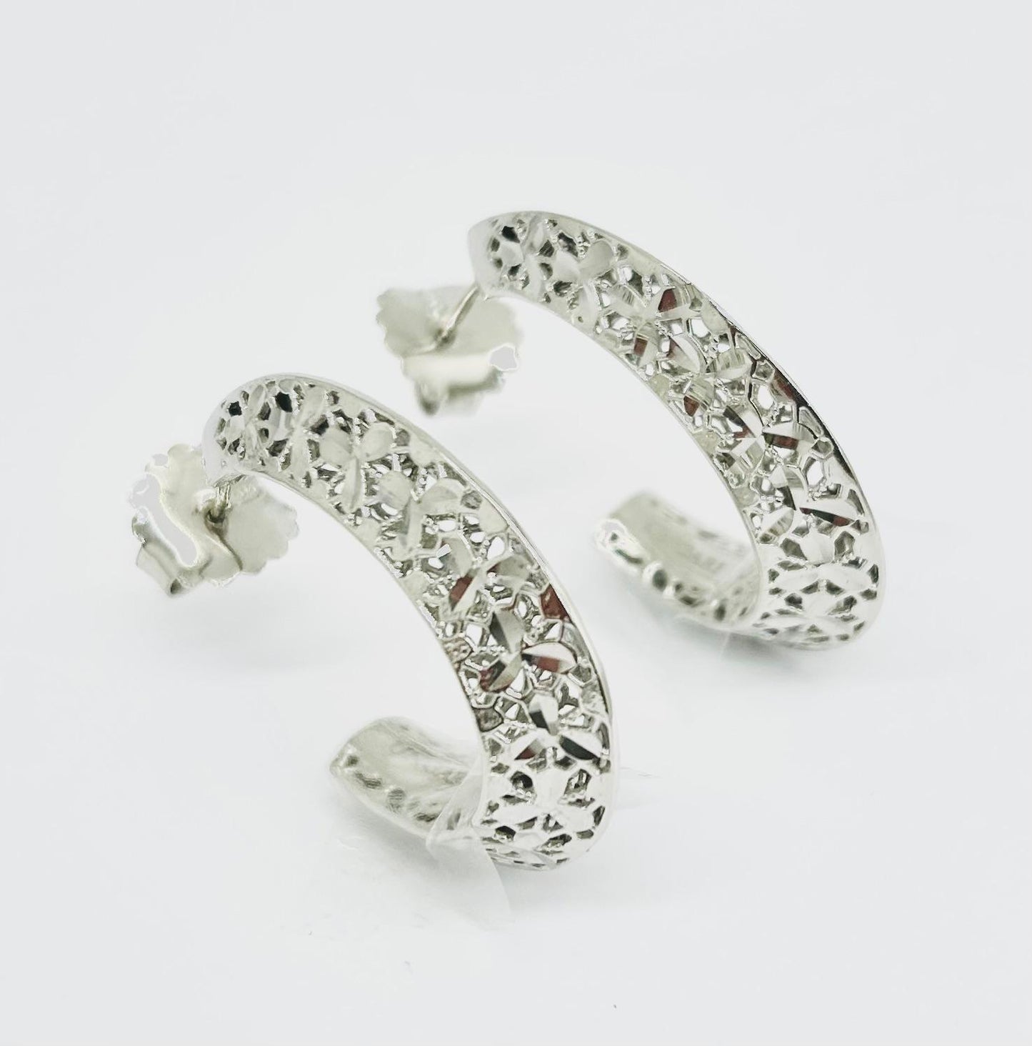 Orecchini Ungari Donna Argento Rodiato Cerchio Ovale _AGO002