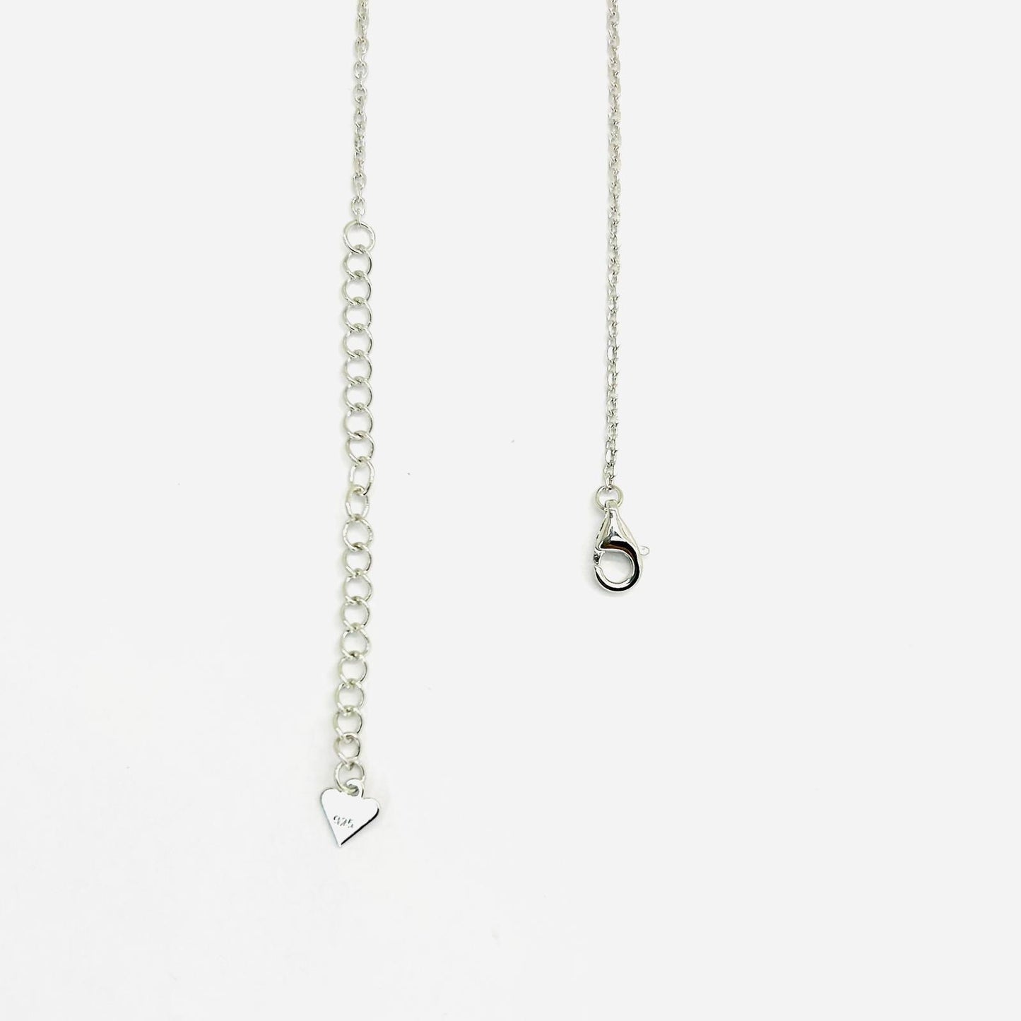 Vancleef Damen-Halskette aus 925er Silber mit 5 vierblättrigen Kleeblättern und Blumen _LSC28