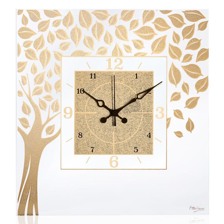 Ottaviani Orologio Da Parete Albero della Vita Cristallo Dorato _6018WO