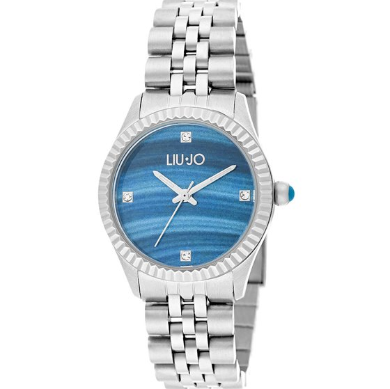 Liu Jo Damenuhr Stahl TLJ1304 Blau