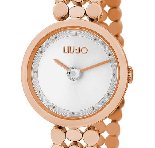 Liu Jo Damenuhr TLJ1433, verkupferter Stahl, Swarovski