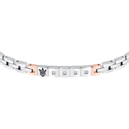 Brosway Damen-Armband aus silbernem Stahl mit Mama-Stern-Symbol, Chakra-Kollektion, BHKB161