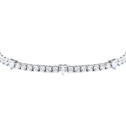 Morellato Damenarmband aus silbernem Stahl mit Kugeln und goldenem Schmetterlingsanhänger _SAUN35 