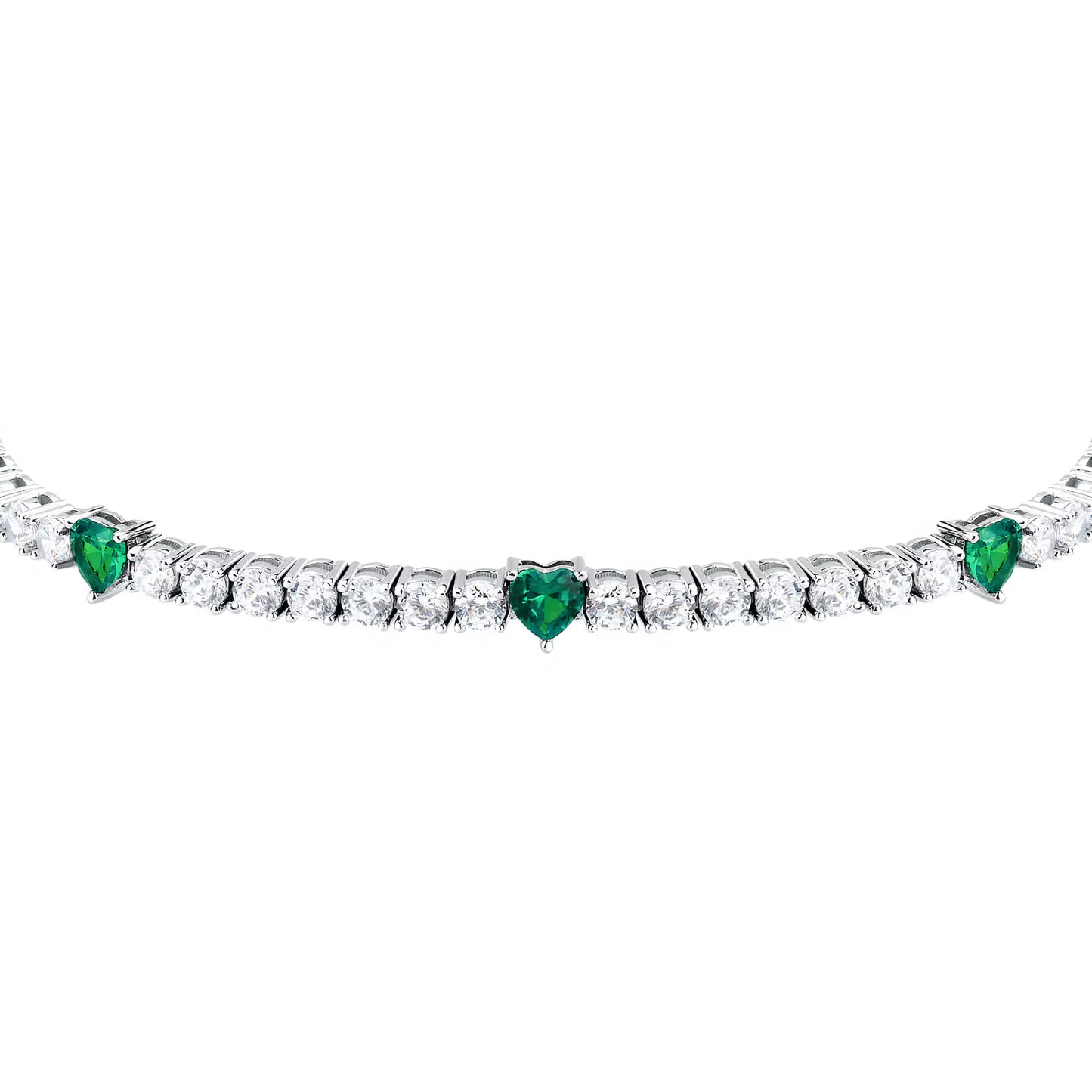 Morellato Damenarmband aus silbernem Stahl mit Kugeln und goldenem Schmetterlingsanhänger _SAUN35 