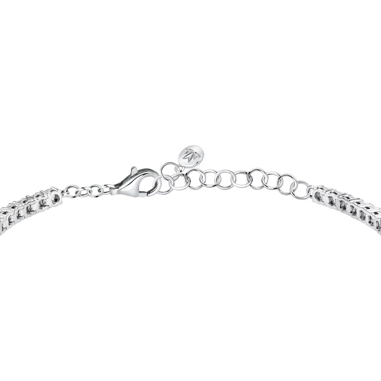 Morellato Damenarmband aus silbernem Stahl mit Kugeln und goldenem Schmetterlingsanhänger _SAUN35 