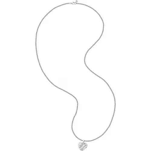 Morellato Damen-Halskette aus 925er Silber mit weißem Zirkon _SAIW64 