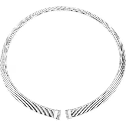 Morellato Damen-Halskette aus 925er Silber mit weißem Zirkon _SAIW64 