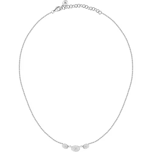 Morellato Damen-Halskette aus 925er Silber mit weißem Zirkon _SAIW64 