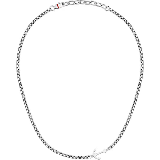 Collana Sector Uomo Acciaio Marine Silver Ancora _SAGJ30
