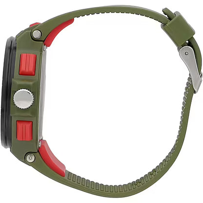 Orologio Sector Ex 28 Uomo Analogico-Digitale Cinturino PU Verde Militare _R3251532001