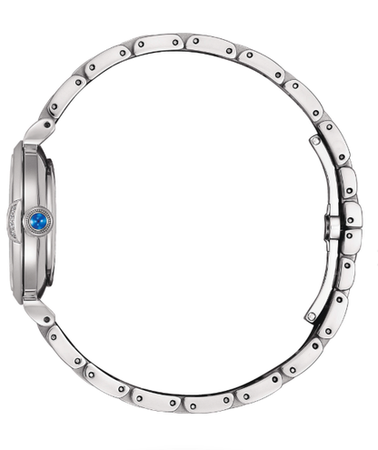 Citizen Damen-Armbanduhr Eco-Drive aus Stahl mit blauem Zifferblatt _EM1060-87N