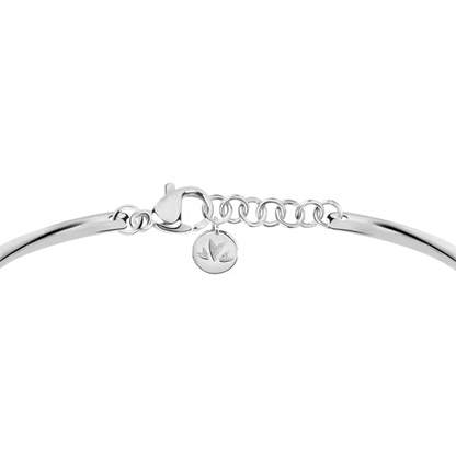 Morellato Damenarmband aus Stahl und Silber, starr, CERCHI Kollektion, Stein, SAKM63 