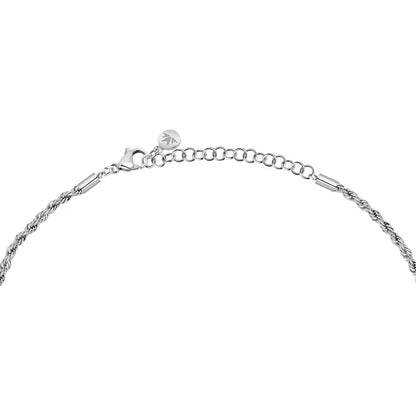 Morellato Damen-Halskette aus 925er Silber mit weißem Zirkon _SAIW64 