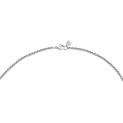 Morellato Damen-Halskette aus 925er Silber mit weißem Zirkon _SAIW64 