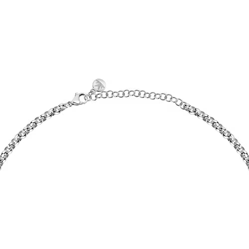 Morellato Damen-Halskette aus 925er Silber mit weißem Zirkon _SAIW64 