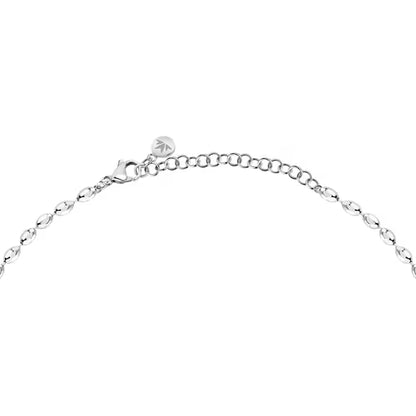 Morellato Damen-Halskette aus 925er Silber mit weißem Zirkon _SAIW64 