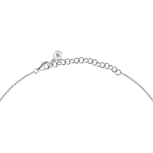 Morellato Damen-Halskette aus 925er Silber mit weißem Zirkon _SAIW64 