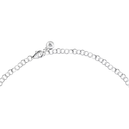Morellato Damen-Halskette aus 925er Silber mit weißem Zirkon _SAIW64 