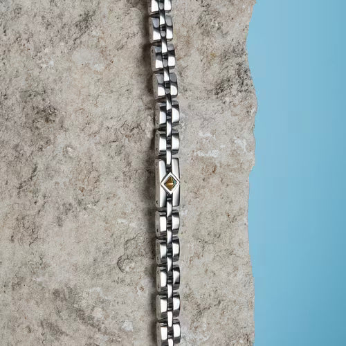 Brosway Damen-Armband aus silbernem Stahl mit Mama-Stern-Symbol, Chakra-Kollektion, BHKB161