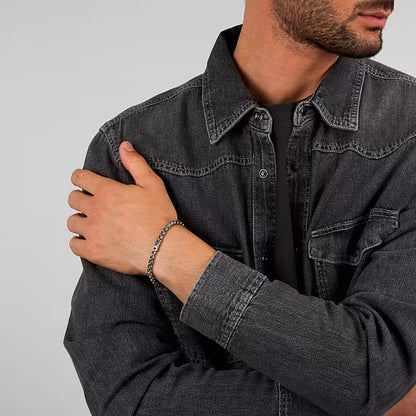 Bracciale Sector Uomo Acciaio Silver Marine _SAGJ42