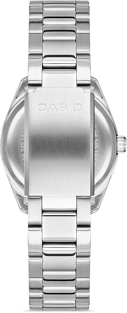 Orologio Casio Donna Acciaio Argento Solo Tempo Indicatore Data Nero Oro _LTP-1302D-1A2VDF