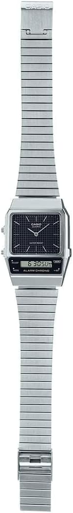 Orologio Casio Unisex Acciaio Argento Casual Solo Tempo e Digitale _AQ-800E-1ADF