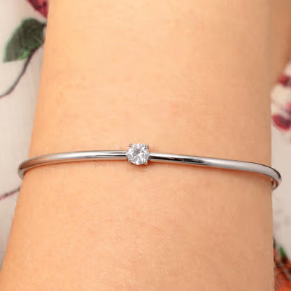 Morellato Damenarmband aus Stahl und Silber, starr, CERCHI Kollektion, Stein, SAKM63 