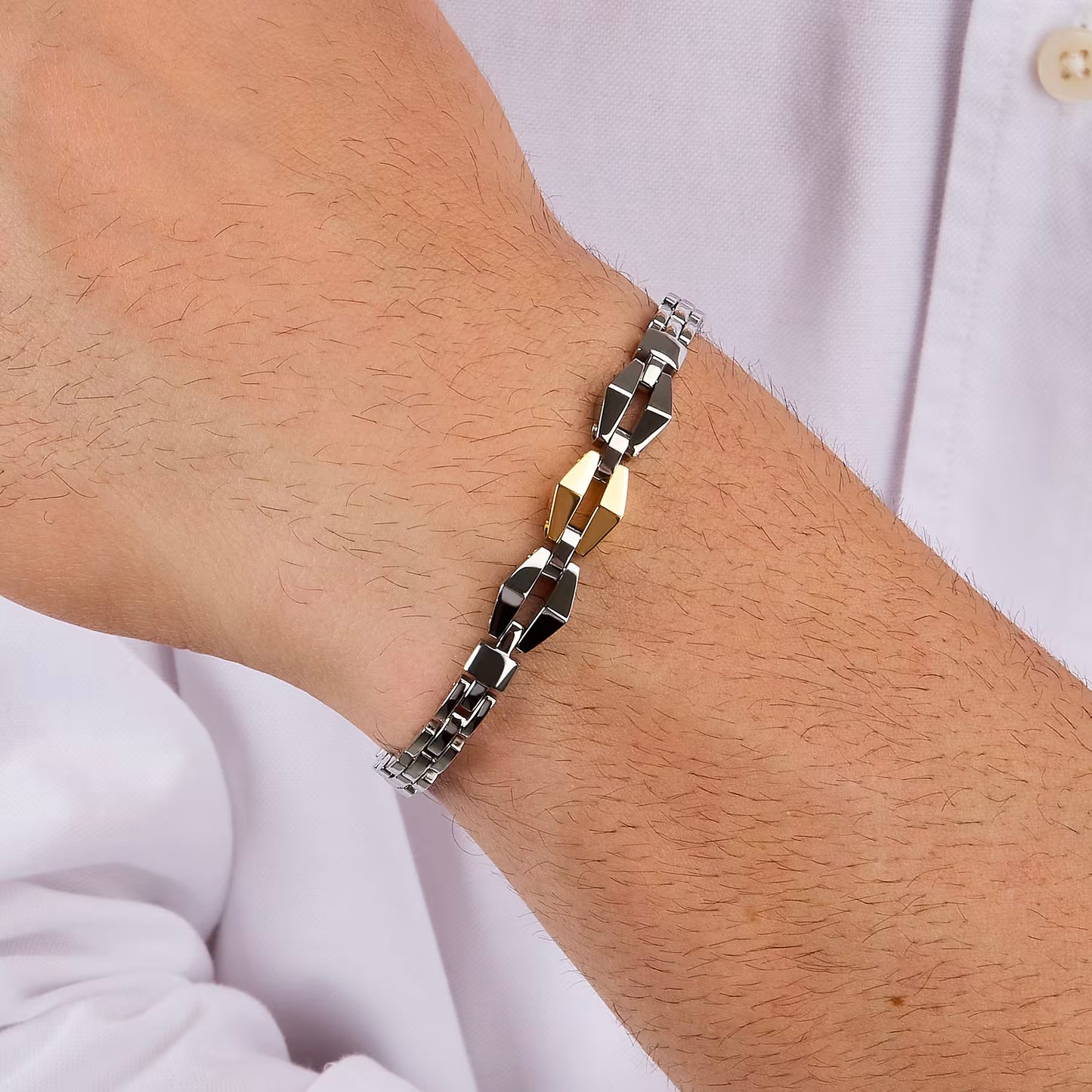 Brosway Damen-Armband aus silbernem Stahl mit Mama-Stern-Symbol, Chakra-Kollektion, BHKB161