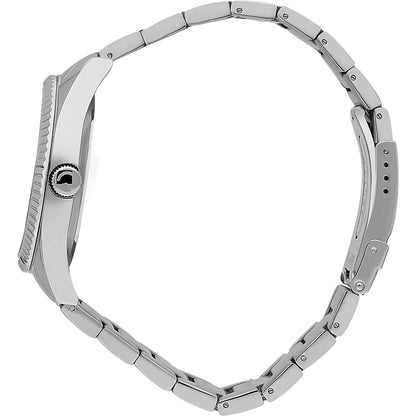 Orologio Uomo Sector 240 Acciaio Argentato Quadrante Nero Elementi Blu _R3253476001